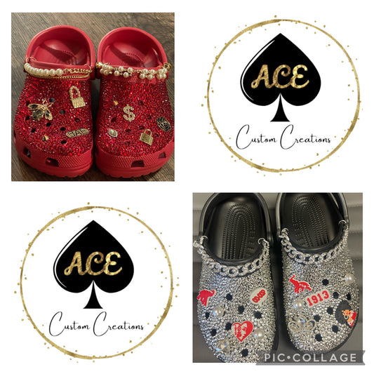 Custom Blinged Crocs